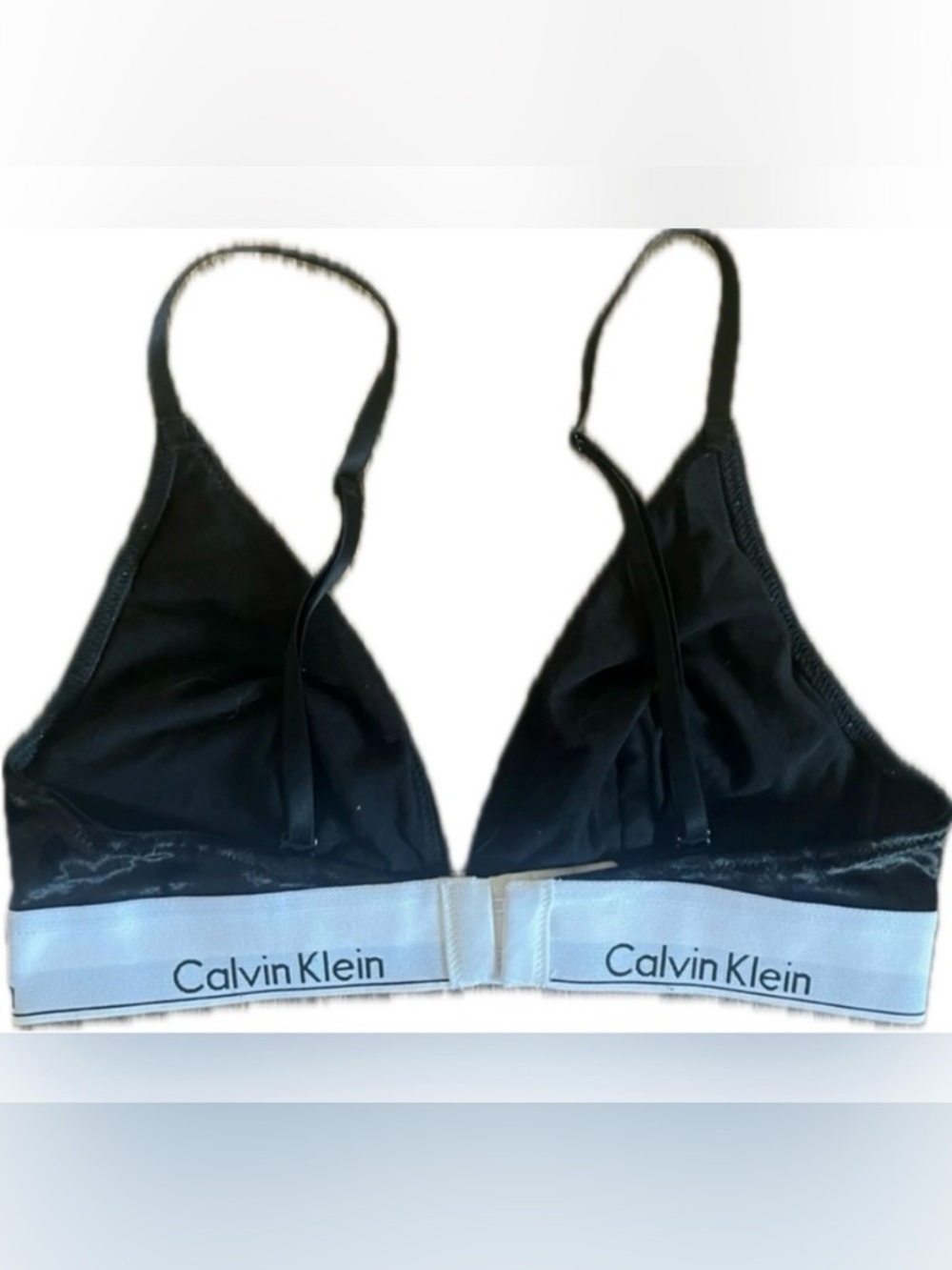 Calvin Klein black velvet Bralette. Excellent condition. Women’s size Medium